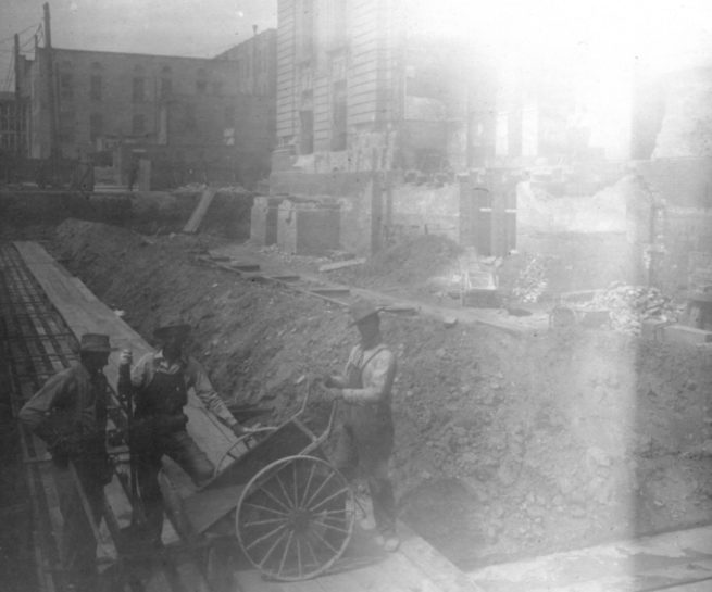 Year 1911 - Construction Extension at Southwest, July